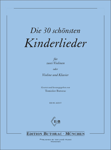 Cover - Kinderlieder Violine und Klavier